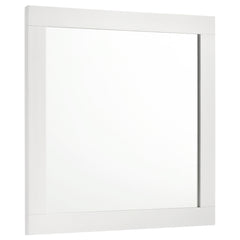 Tampa Furniture Outlet - Coaster - Caraway Dresser Mirror White - 224774