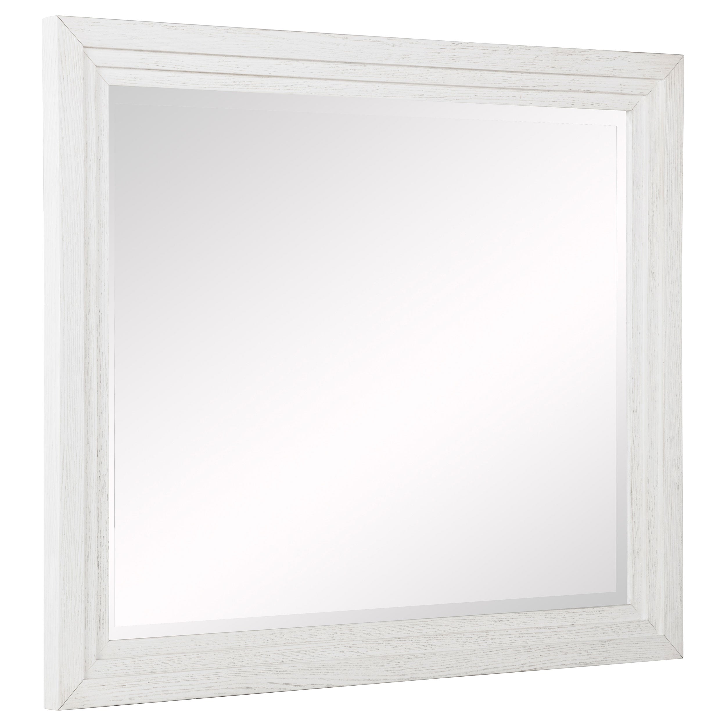 Tampa Furniture Outlet - Coaster - Marielle Dresser Mirror Distressed White  - 224844