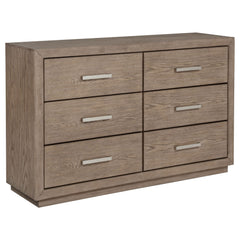 Tampa Furniture Outlet - Coaster - Kenora 6-drawer Dresser Barley Brown - 224853