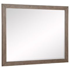 Tampa Furniture Outlet - Coaster - Kenora Dresser Mirror Barley Brown - 224854