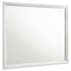 Tampa Furniture Outlet - Coaster - Sonora Dresser Mirror White  - 224864