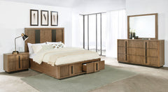 Tampa Furniture Outlet - Coaster - Terrace 4-piece Queen Bedroom Set Ash Brown - 224900Q-S4