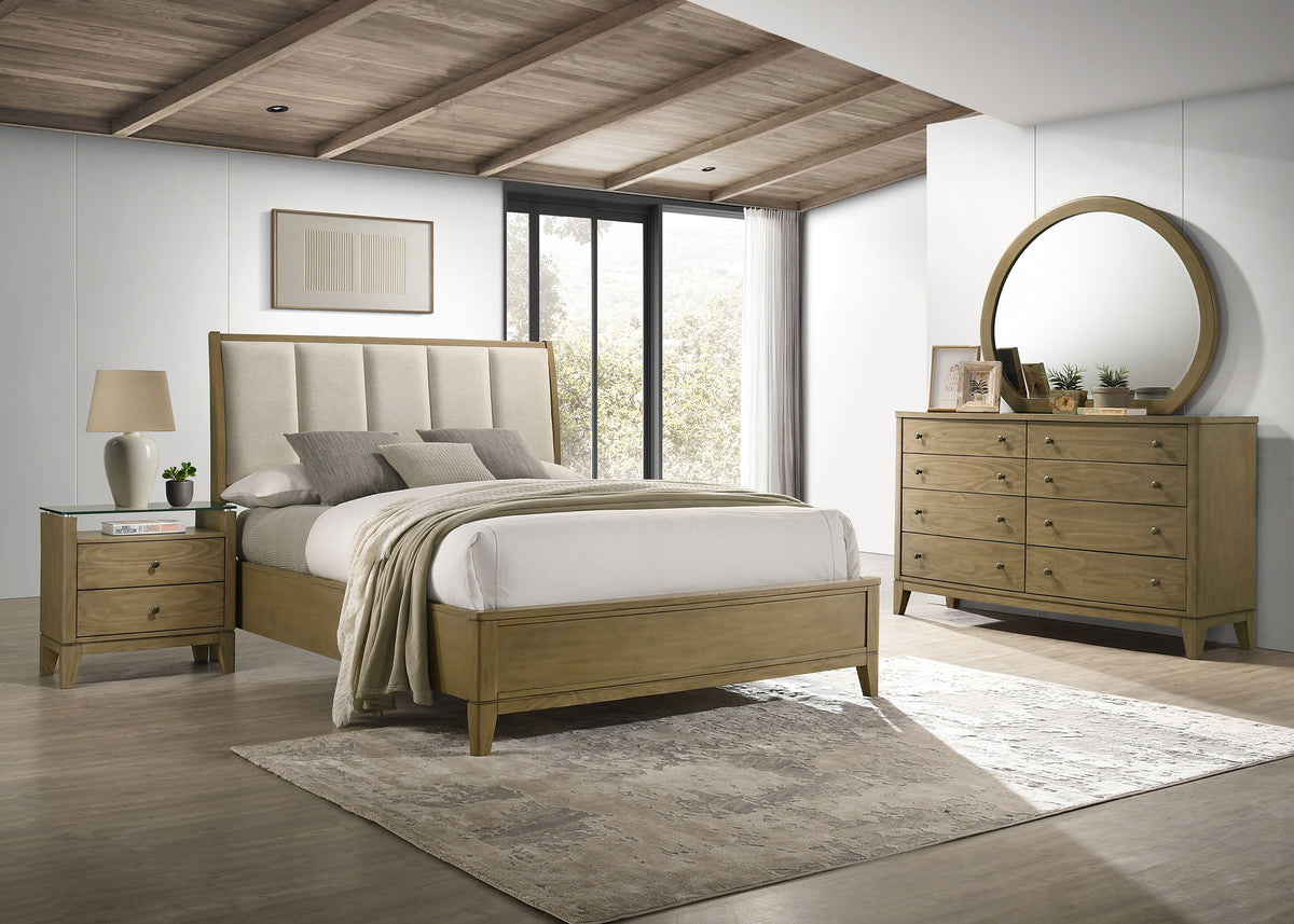 Tampa Furniture Outlet - Coaster - Granada 4-piece Eastern King Bedroom Set Natural Pine - 224921KE-S4