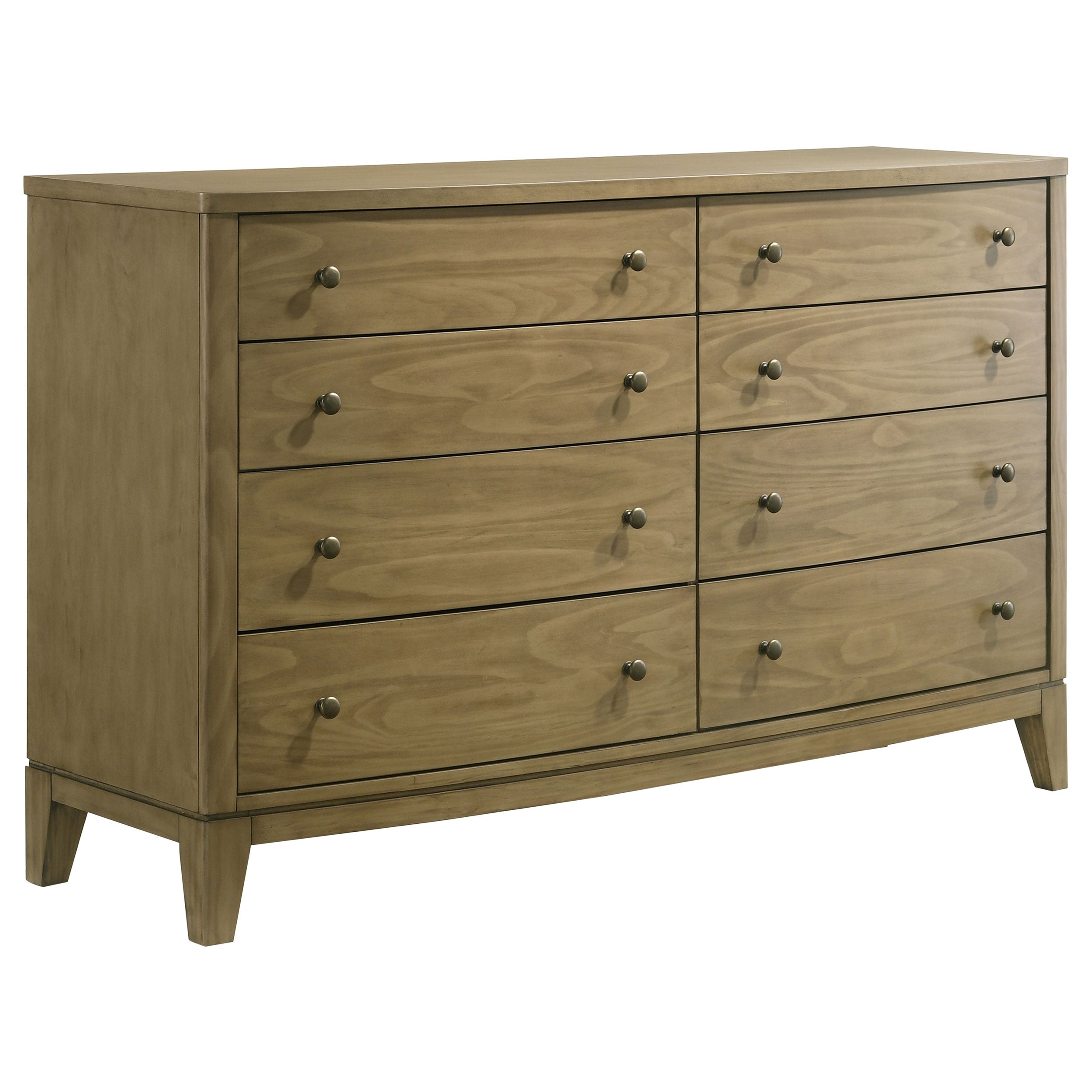 Tampa Furniture Outlet - Coaster - Granada 8-drawer Dresser Cabinet Natural Pine - 224923