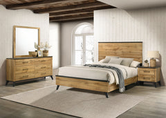 Tampa Furniture Outlet - Coaster - Kaywood 4-piece Full Bedroom Set Natural Pine - 225001F-S4