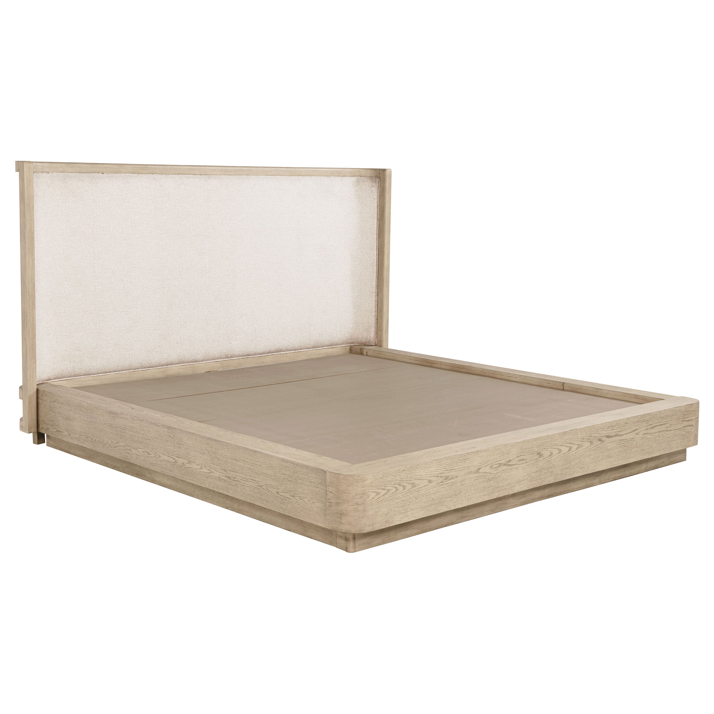 Tampa Furniture Outlet - Coaster - Kailani 52-inch Queen Wingback Bed Beige Oak - 225041Q