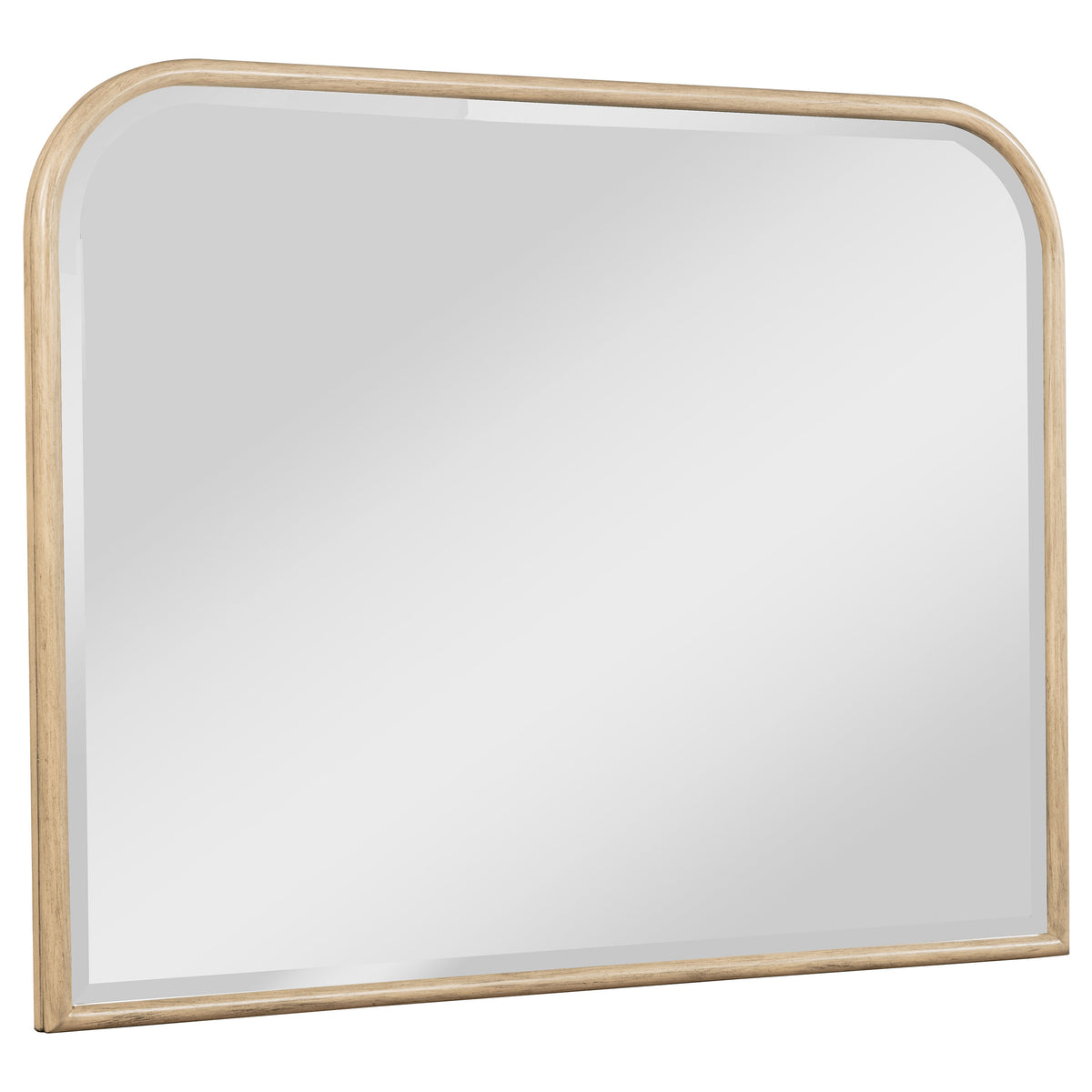 Tampa Furniture Outlet - Coaster - Kailani Dresser Mirror Beige Oak - 225044