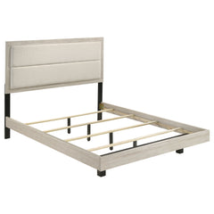 Tampa Furniture Outlet - Coaster - Trenton 54-inch Wood Queen Panel Bed Rustic Cream - 225061Q