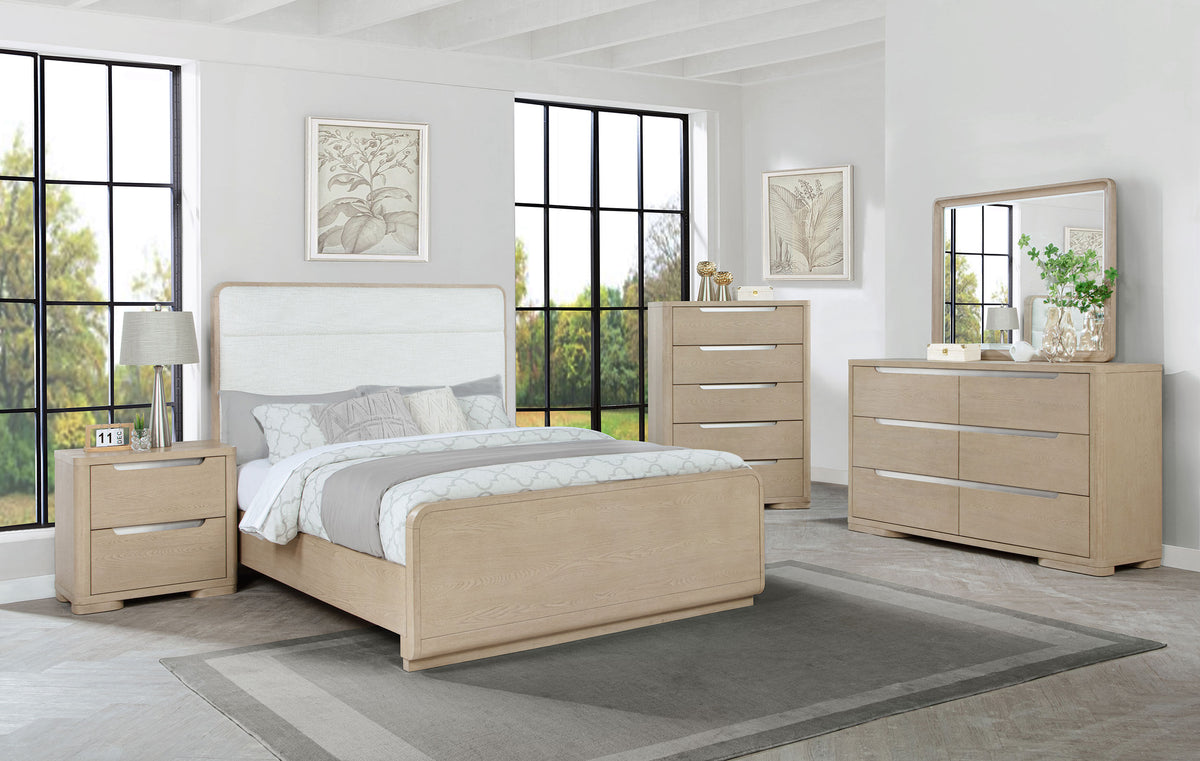 Tampa Furniture Outlet - Coaster - Ladera 5-piece California King Bedroom Set Light Elm - 225081KW-S5