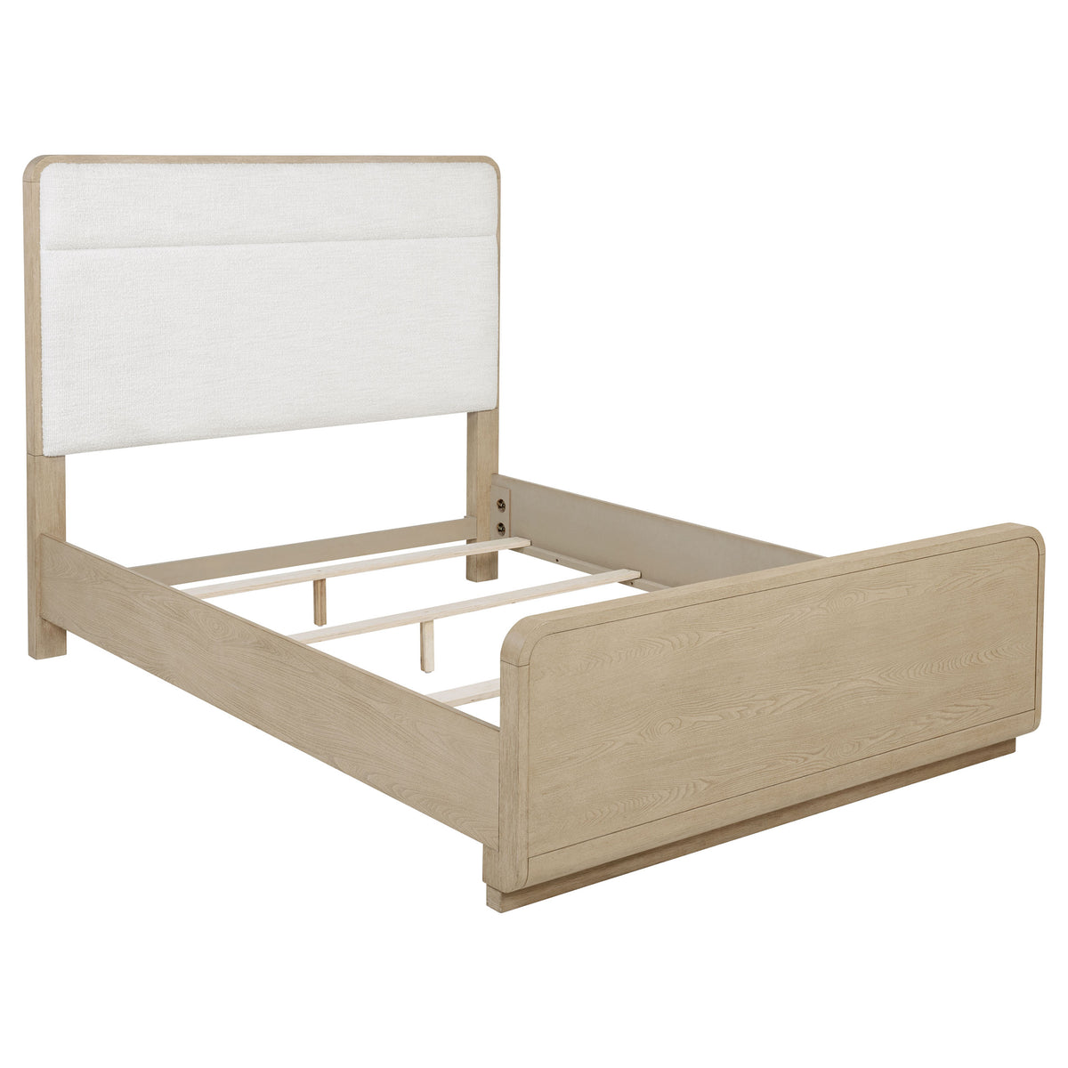 Tampa Furniture Outlet - Coaster - Ladera 56-inch Queen Panel Bed Light Elm - 225081Q