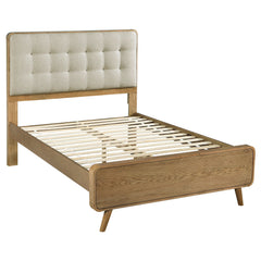 Tampa Furniture Outlet - Coaster - Robyn Wood Full Platform Bed Light Ash - 225091F