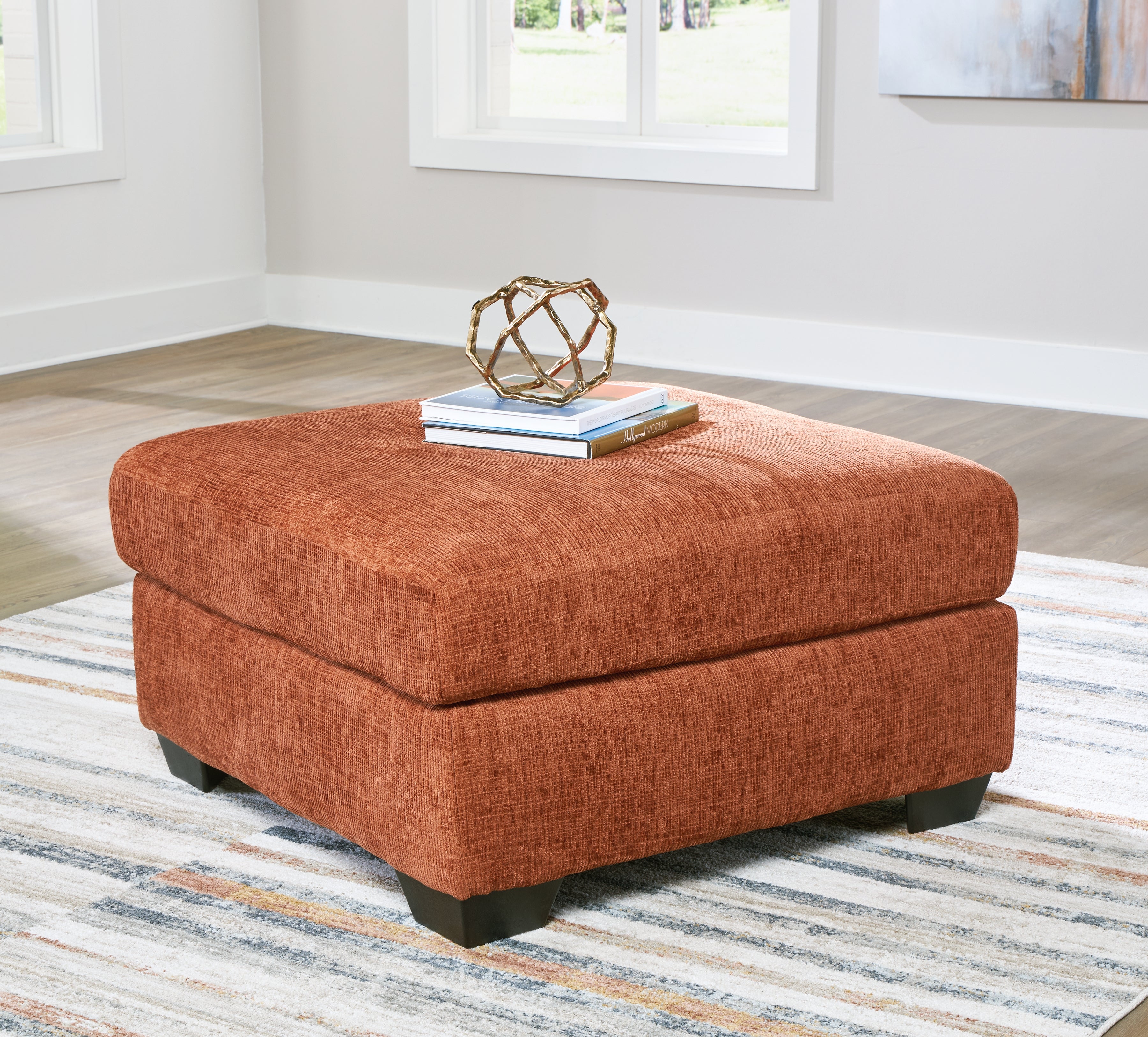 Tampa Furniture Outlet Lutz - Ashley Furniture - Aviemore Living Room - Oversized Accent Ottoman / Spice - 2430408