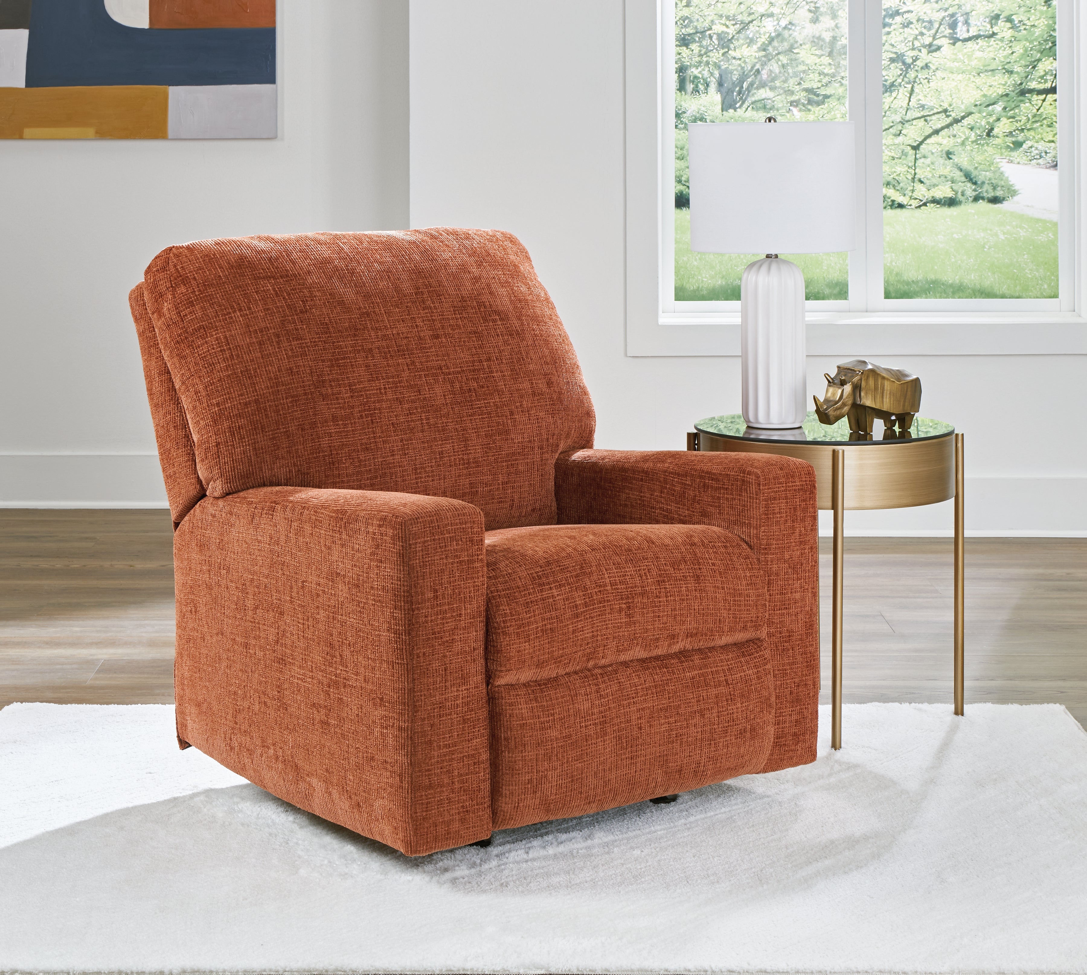 Tampa Furniture Outlet Lutz - Ashley Furniture - Aviemore Living Room - Rocker Recliner / Spice - 2430425