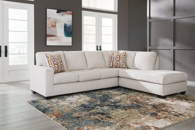 Tampa Furniture Outlet Lutz - Ashley Furniture - Aviemore Sectional - LAF 2-Piece Sectional with Chaise / Stone - 24305S2