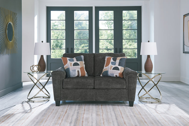 Tampa Furniture Outlet Lutz - Ashley Furniture - Erinslane Living Room - Loveseat / Dusk - 2520635