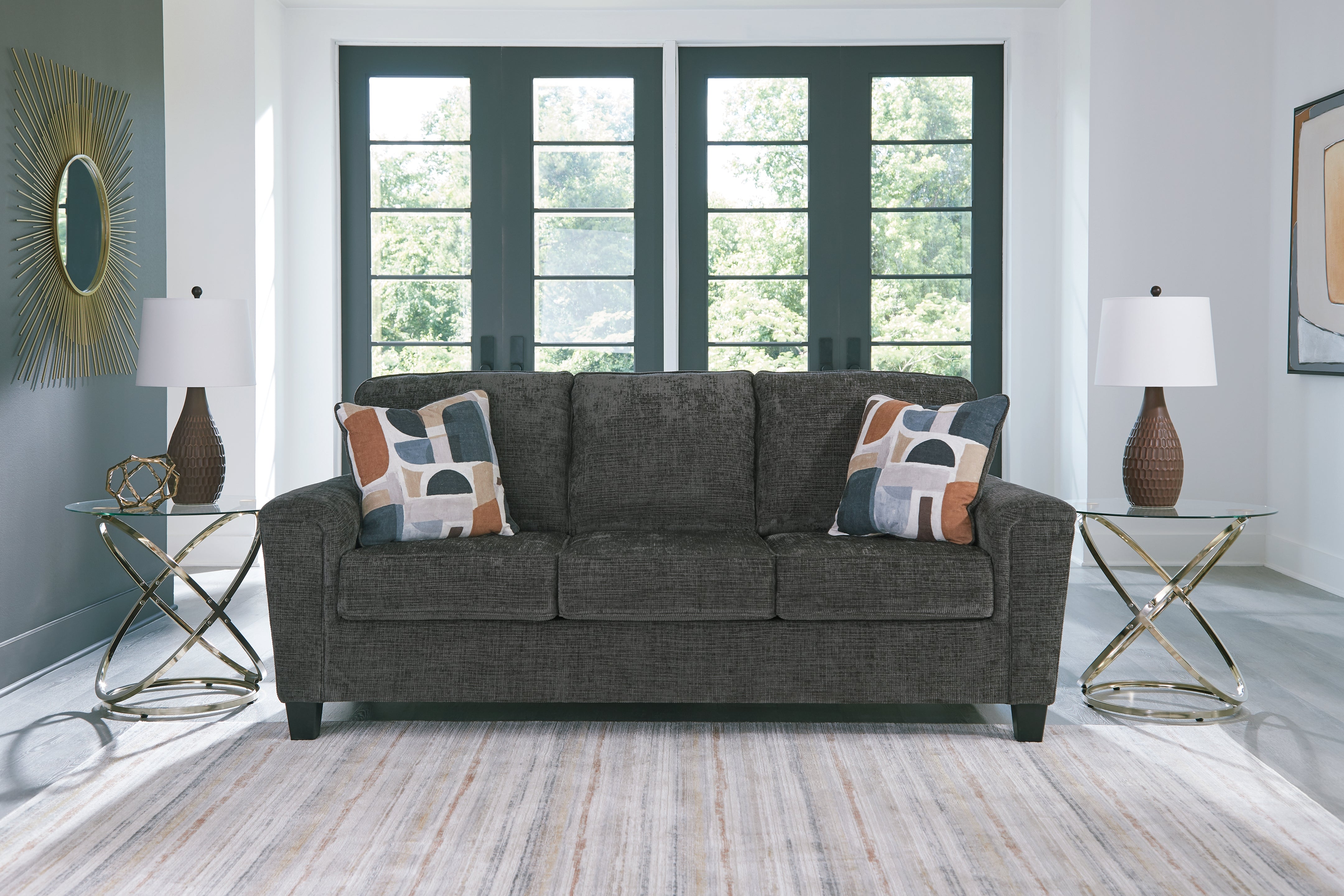 Tampa Furniture Outlet Lutz - Ashley Furniture - Erinslane Living Room - Sofa / Dusk - 2520638
