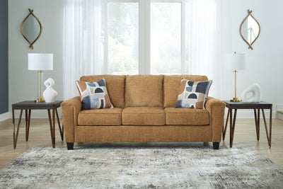 Tampa Furniture Outlet Lutz - Ashley Furniture - Erinslane Living Room - Sofa / Honey - 2520738