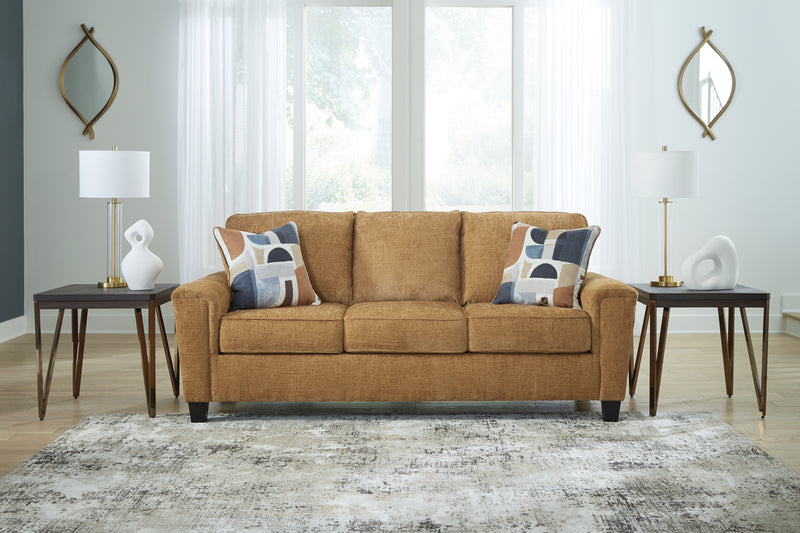 Tampa Furniture Outlet Lutz - Ashley Furniture - Erinslane Living Room - Sofa / Honey - 2520738