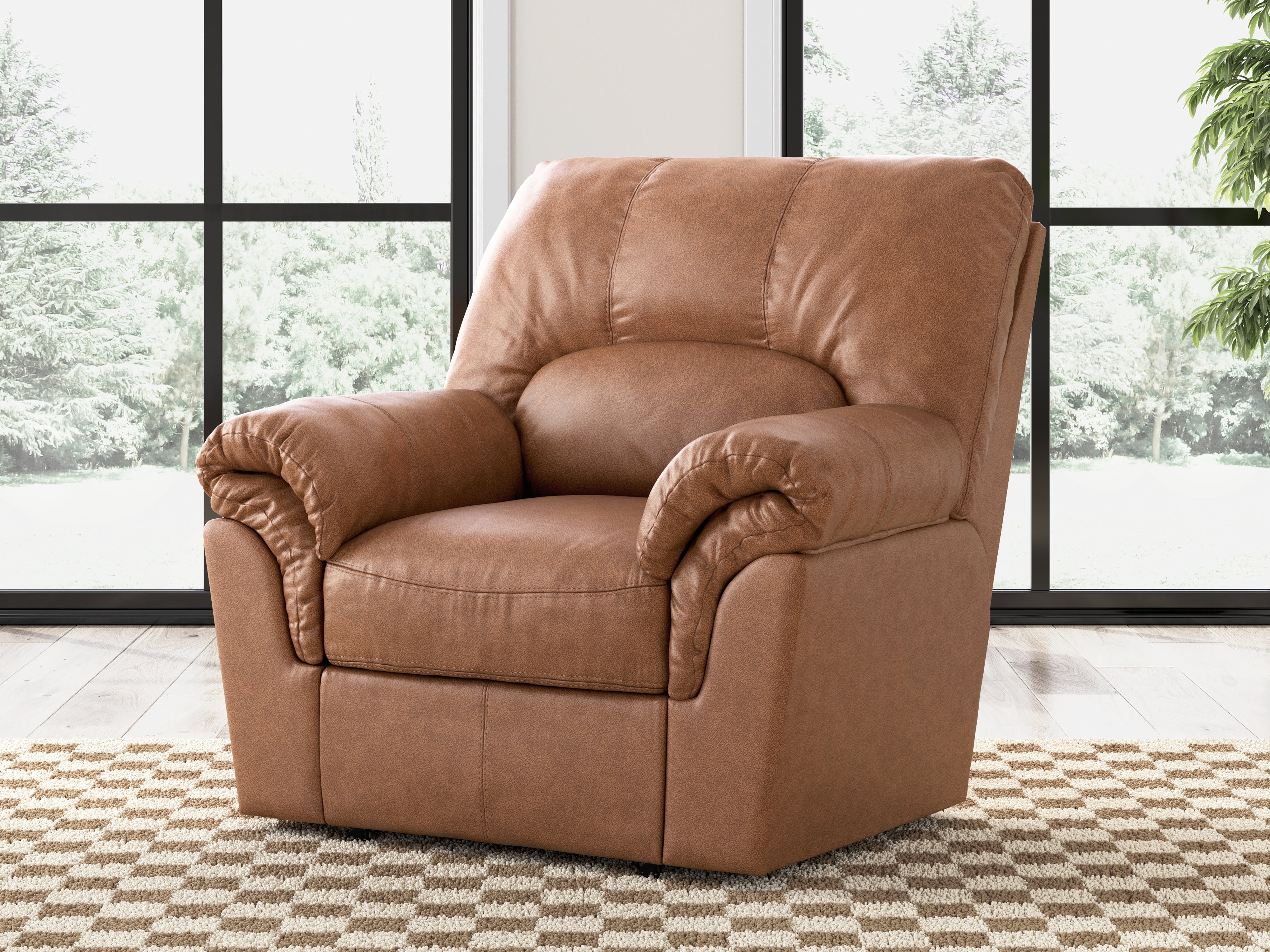Tampa Furniture Outlet Lutz - Ashley Furniture - WillowBend Living Room - Rocker Recliner / Caramel - PC2770425