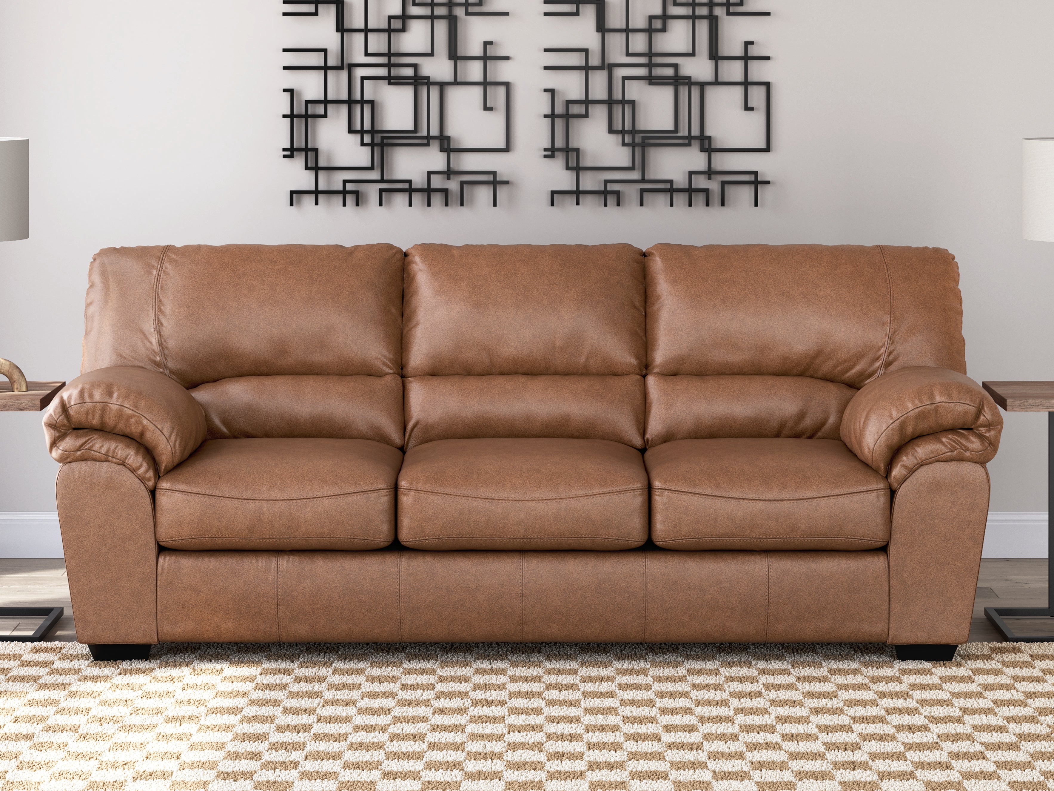 Tampa Furniture Outlet Lutz - Ashley Furniture - WillowBend Living Room - Sofa / Caramel - PC2770438