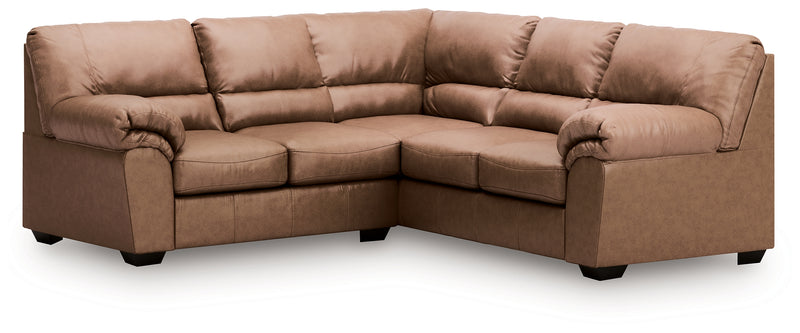 Tampa Furniture Outlet Lutz - Ashley Furniture - WillowBend Sectionals - RAF 2-Piece Sectional / Caramel - PC27704S1