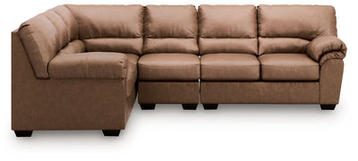 Tampa Furniture Outlet Lutz - Ashley Furniture - WillowBend Sectionals - RAF 2-Piece Sectional / Caramel - PC27704S4