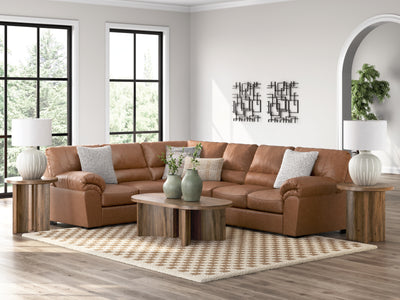 Tampa Furniture Outlet Lutz - Ashley Furniture - WillowBend Sectionals - RAF 2-Piece Sectional / Caramel - PC27704S4