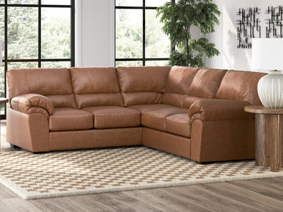 Tampa Furniture Outlet Lutz - Ashley Furniture - WillowBend Sectionals - RAF 2-Piece Sectional / Caramel - PC27704S2