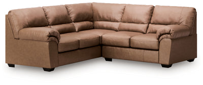 Tampa Furniture Outlet Lutz - Ashley Furniture - WillowBend Sectionals - RAF 2-Piece Sectional / Caramel - PC27704S2