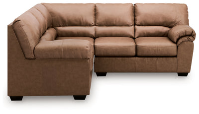 Tampa Furniture Outlet Lutz - Ashley Furniture - WillowBend Sectionals - RAF 2-Piece Sectional / Caramel - PC27704S2