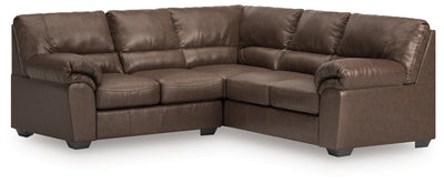 Tampa Furniture Outlet Lutz - Ashley Furniture - WillowBend Sectionals - RAF 2-Piece Sectional / Caramel - PC27705S1