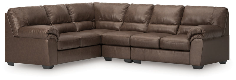 Tampa Furniture Outlet Lutz - Ashley Furniture - WillowBend Sectionals - LAF 3-Piece Sectional / Umber - PC27705S4