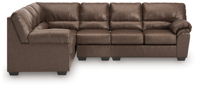 Tampa Furniture Outlet Lutz - Ashley Furniture - WillowBend Sectionals - LAF 3-Piece Sectional / Umber - PC27705S4
