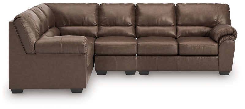 Tampa Furniture Outlet Lutz - Ashley Furniture - WillowBend Sectionals - LAF 3-Piece Sectional / Umber - PC27705S4