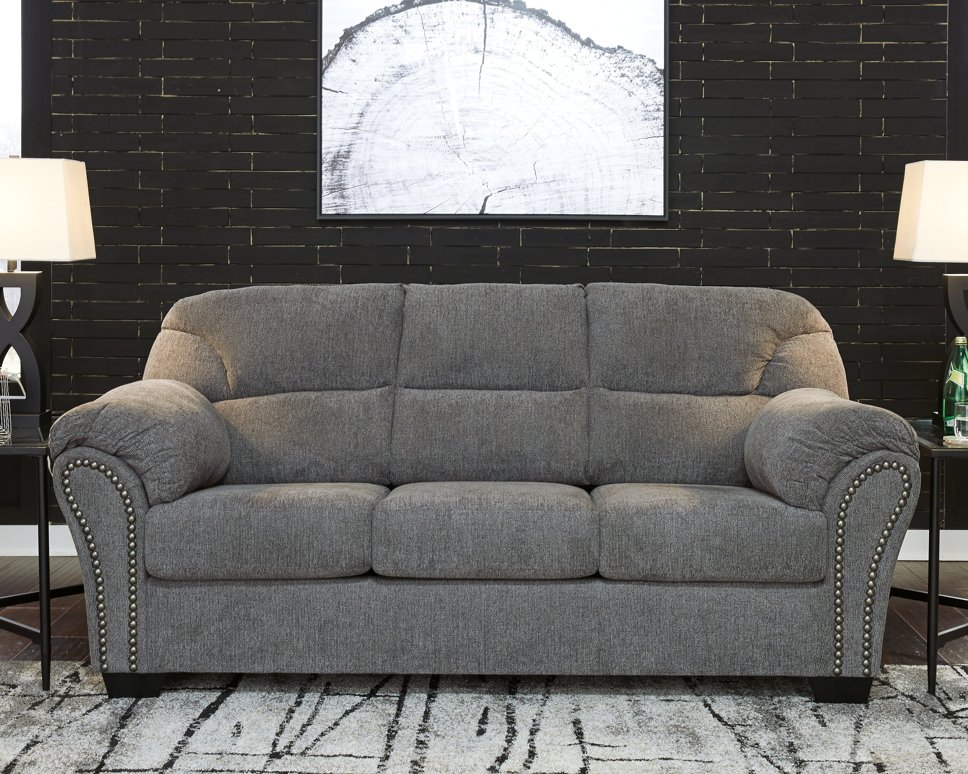 Tampa Furniture Outlet Lutz - Ashley Furniture - Allmaxx Living Room - Sofa / Pewter - 2810538