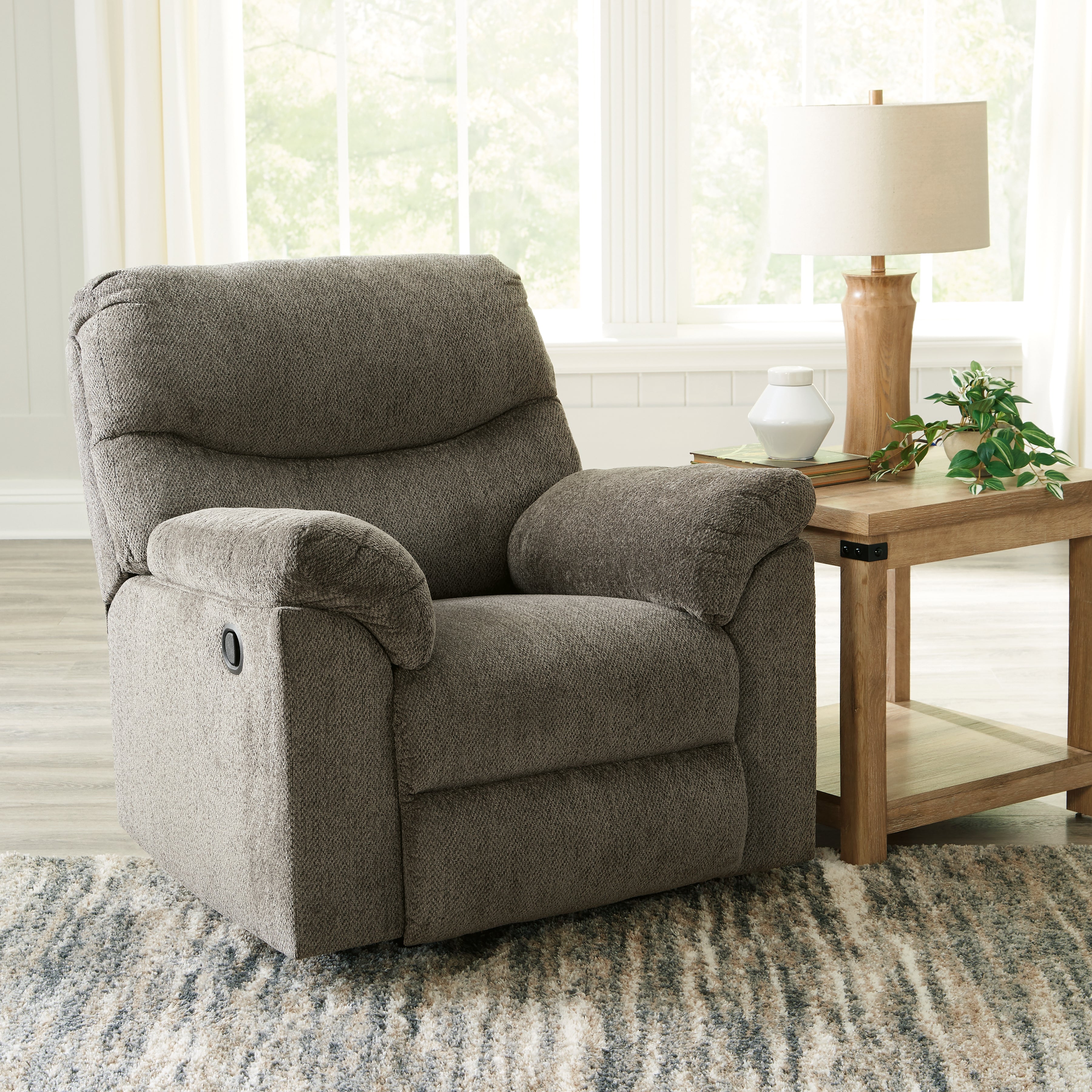 Tampa Furniture Outlet Lutz - Ashley Furniture - Alphons Living Room - Rocker Recliner / Putty - 2820125