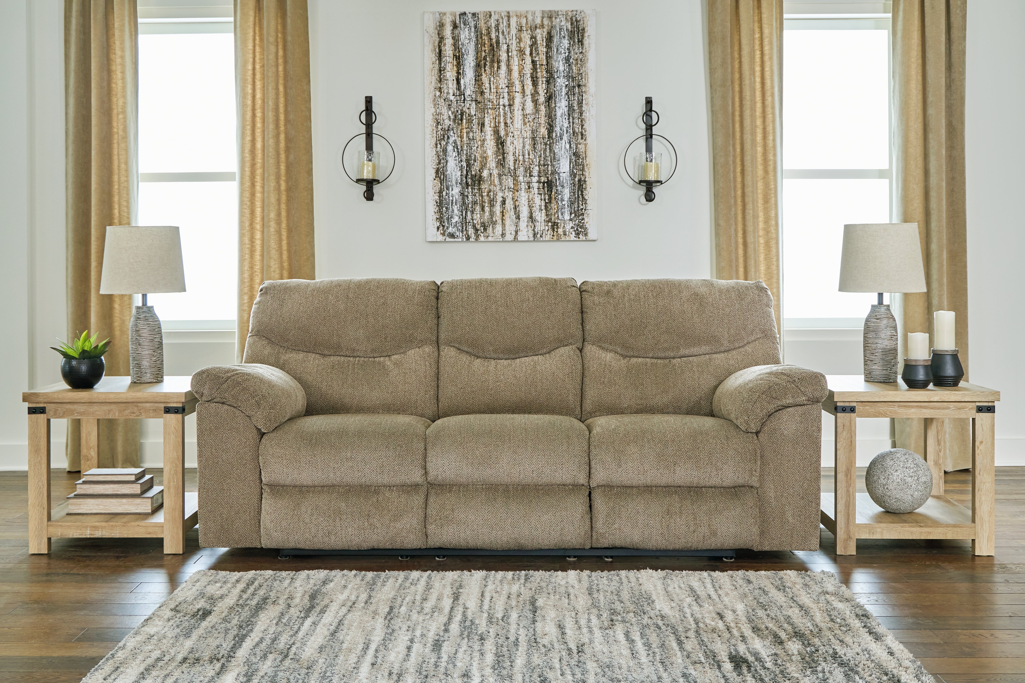 Tampa Furniture Outlet Lutz - Ashley Furniture - Alphons Living Room - Reclining Sofa / Briar - 2820288