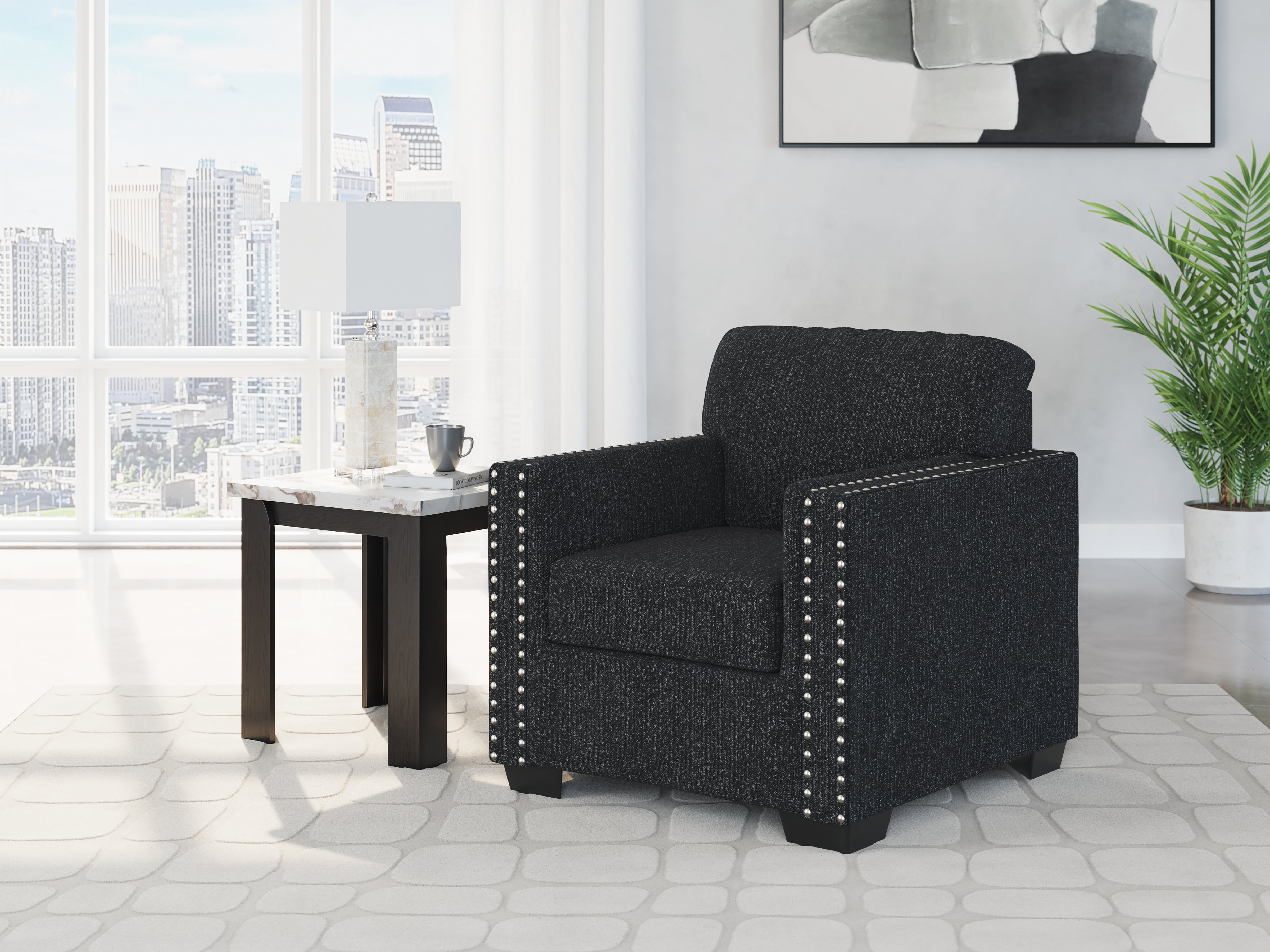Tampa Furniture Outlet Lutz - Ashley Furniture - Jasmine Peaks Living Room - Chair / Coal - 2890420