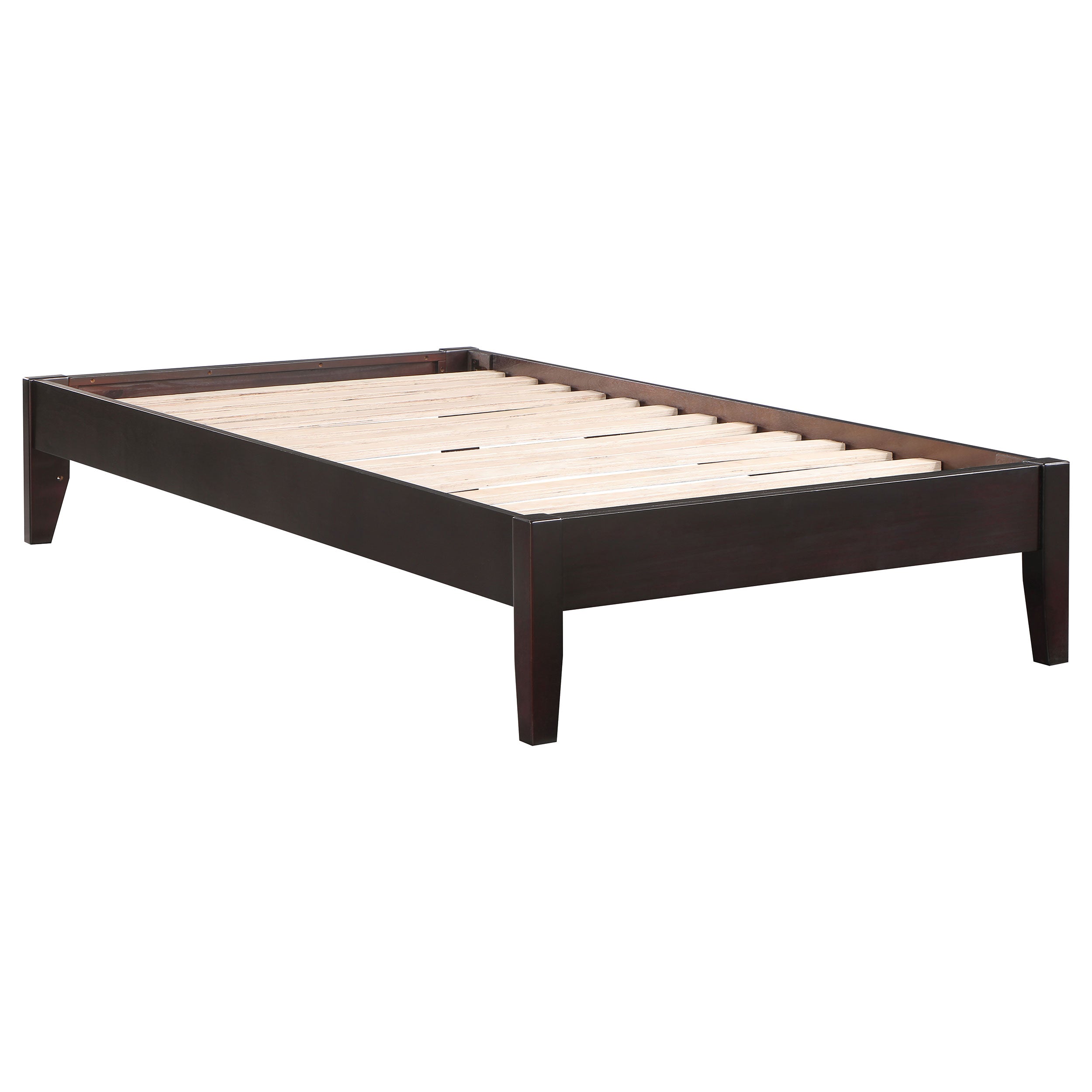 Tampa Furniture Outlet - Coaster - Hounslow Twin Universal Platform Bed Cappuccino - 300555T