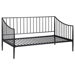 Tampa Furniture Outlet - Coaster - Newbury Metal Twin Daybed Bed Frame Matte Black - 301056