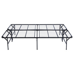 Mabel Metal Full Mattress Support Platform Bed Black