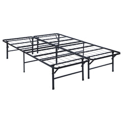 Tampa Furniture Outlet - Coaster - Mabel Metal Queen Mattress Support Platform Bed Black - 305957Q