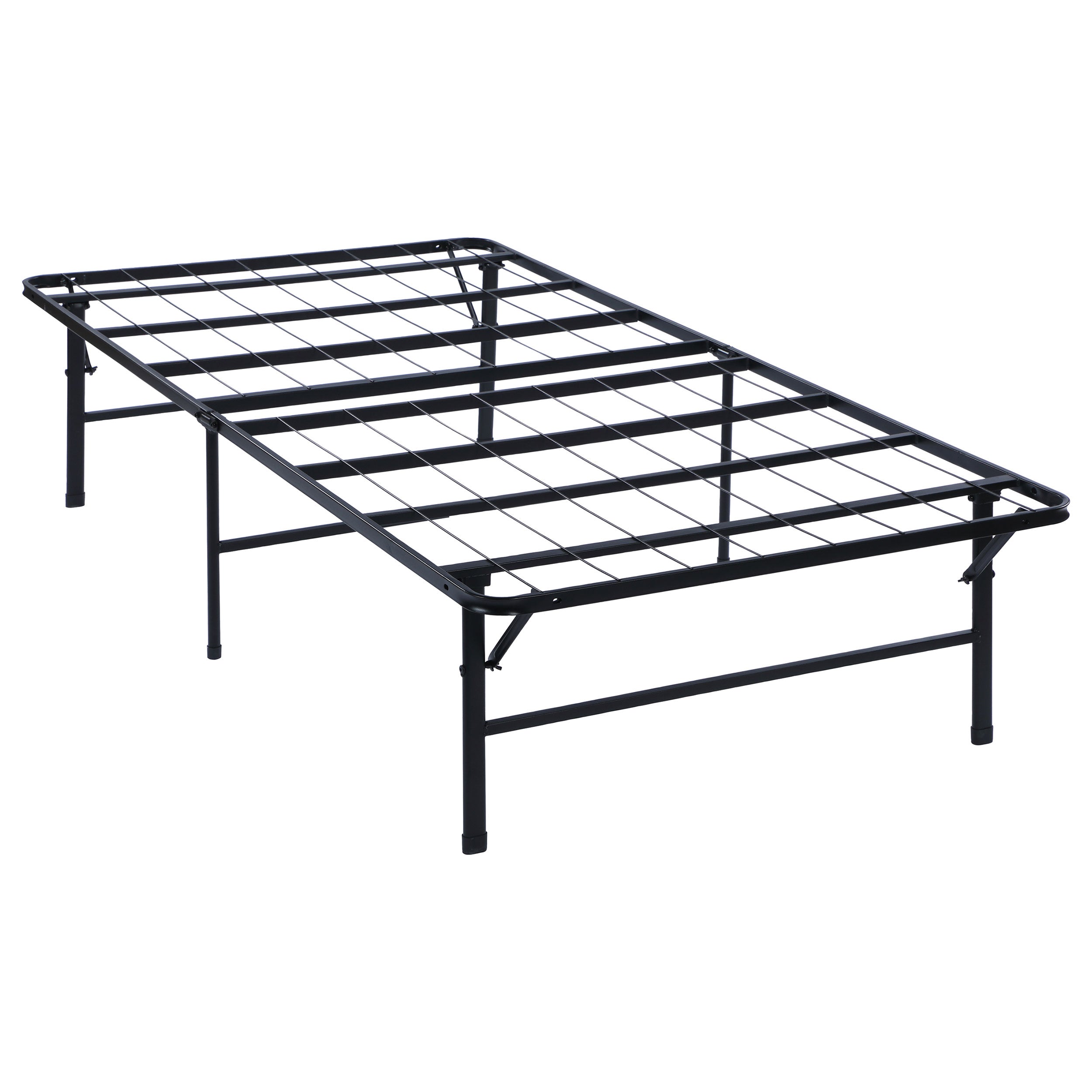 Tampa Furniture Outlet - Coaster - Mabel Metal Twin Mattress Support Platform Bed Black - 305957T