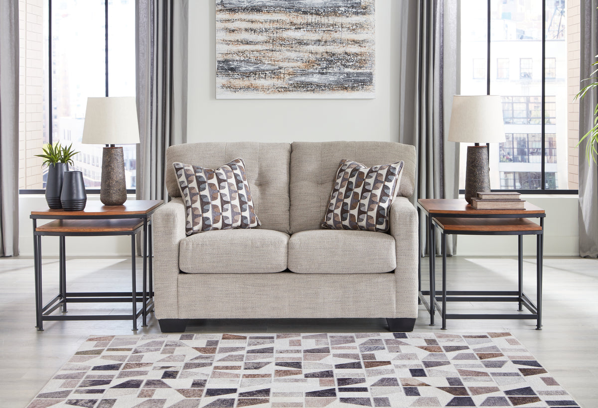 Tampa Furniture Outlet Lutz - Ashley Furniture - Mahoney Living Room - Loveseat / Pebble - 3100435