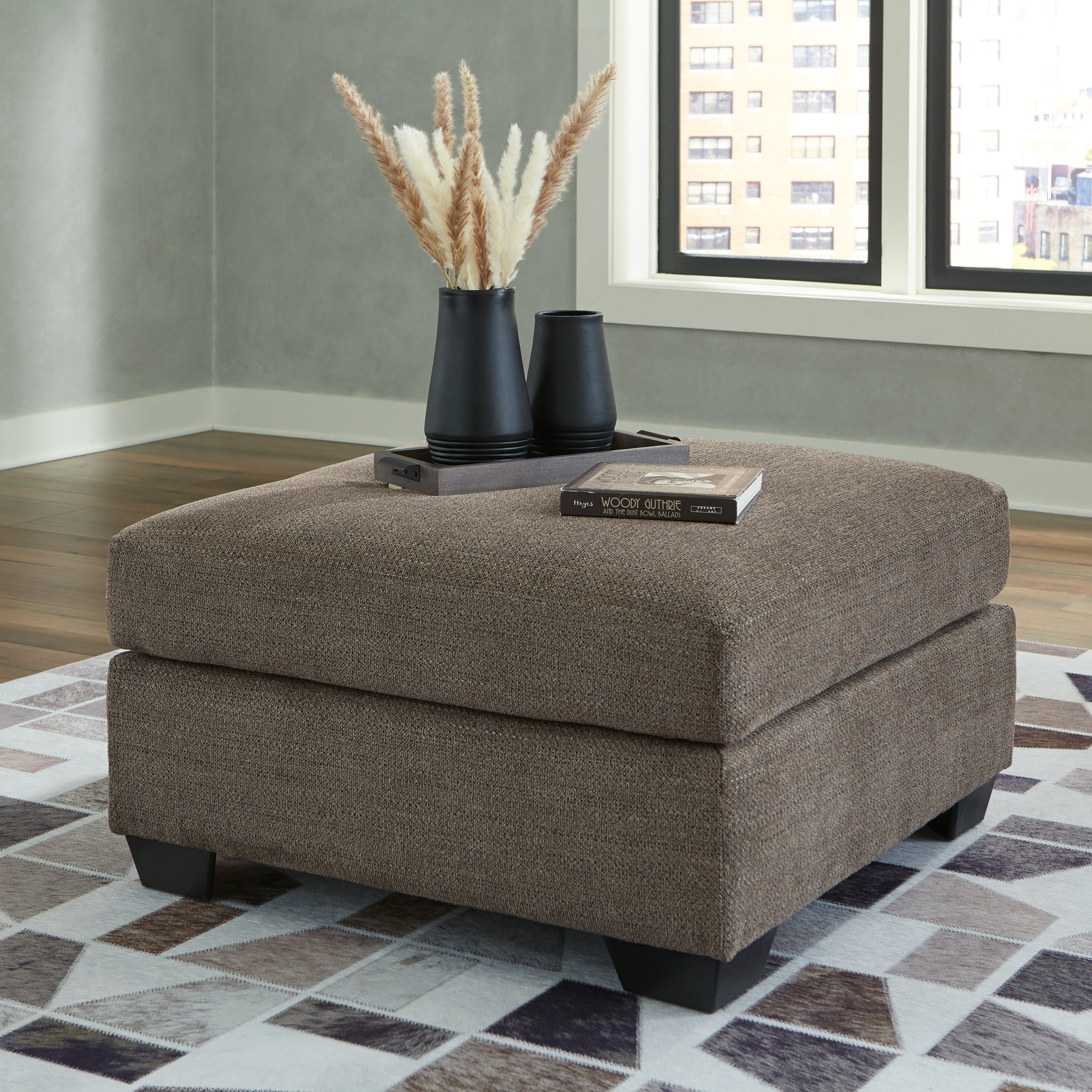 Tampa Furniture Outlet Lutz - Ashley Furniture - Mahoney Living Room - Oversized Accent Ottoman / Chocolate - 3100508