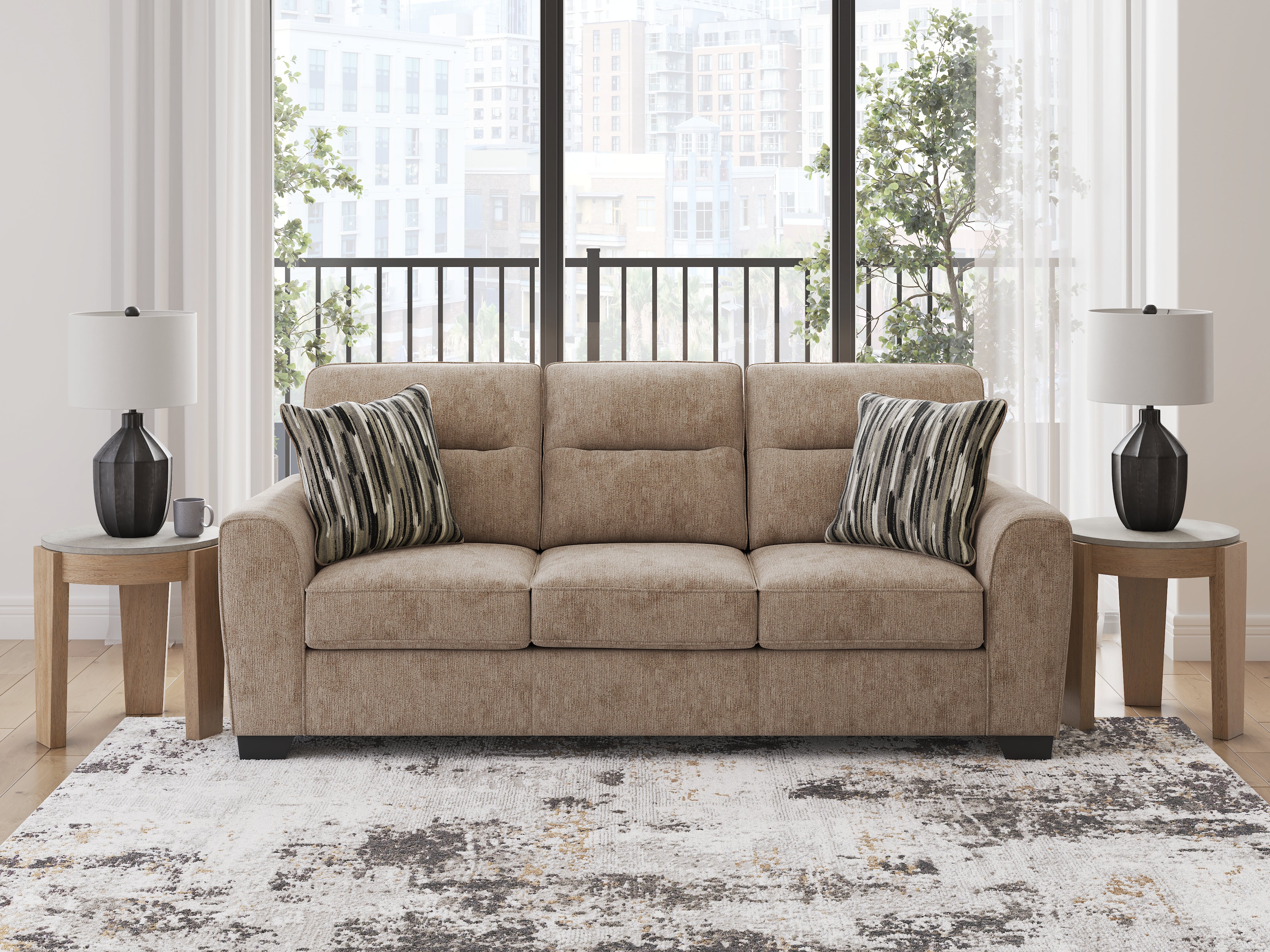 Tampa Furniture Outlet Lutz - Ashley Furniture - Olten Living Room - Sofa / Mocha - 3130438