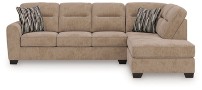 Tampa Furniture Outlet Lutz - Ashley Furniture - Olten Sectionals - LAF 2-Piece Sectional with Chaise / Mocha - 31304S2