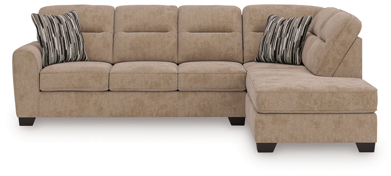 Tampa Furniture Outlet Lutz - Ashley Furniture - Olten Sectionals - LAF 2-Piece Sectional with Chaise / Mocha - 31304S2