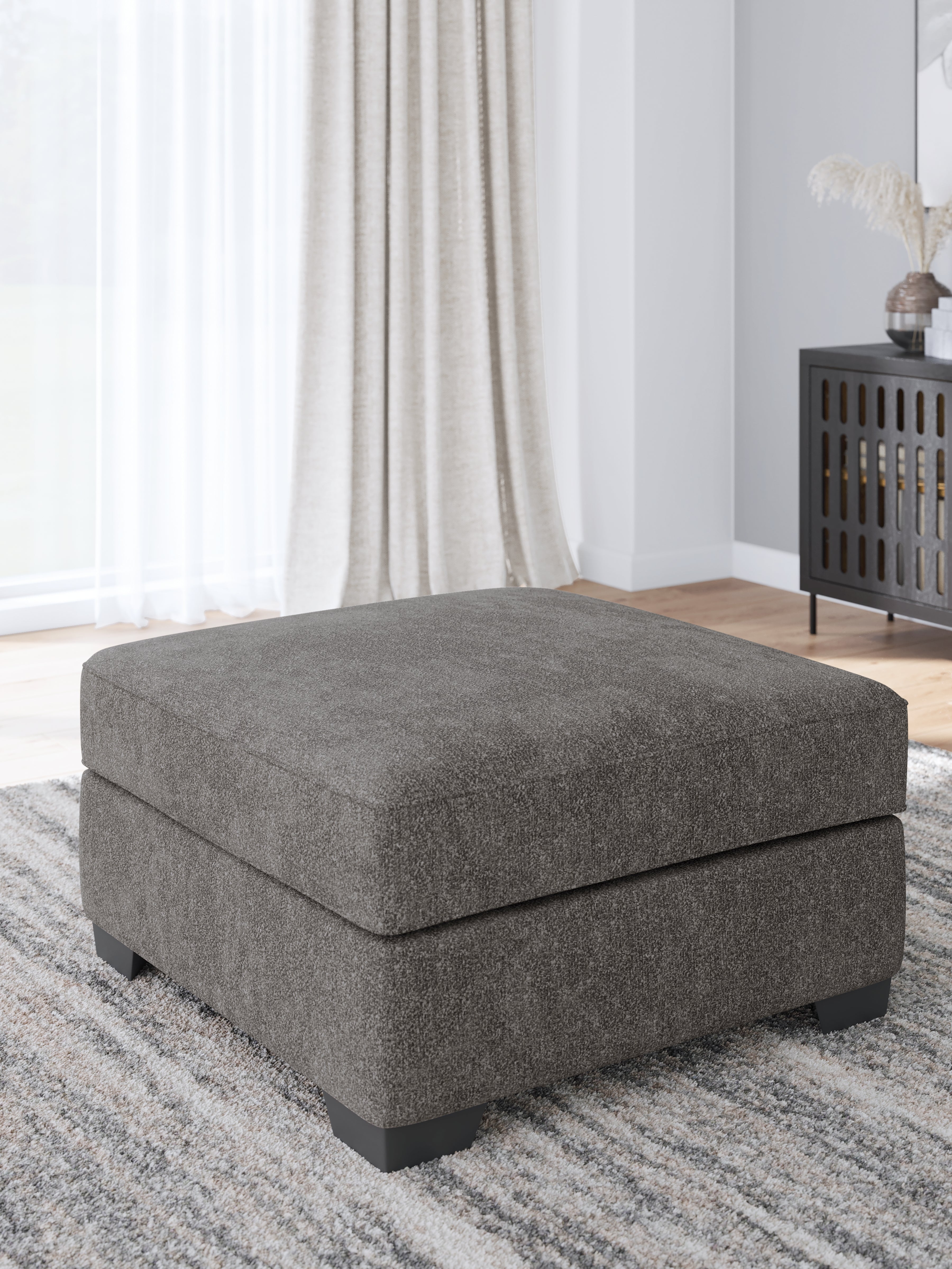 Tampa Furniture Outlet Lutz - Ashley Furniture - Olten Living Room - Oversized Accent Ottoman / Graphite - 3130508
