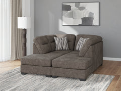 Tampa Furniture Outlet Lutz - Ashley Furniture - Olten Sectional - RAF 2-Piece Super Chaise / Graphite - 31305S3